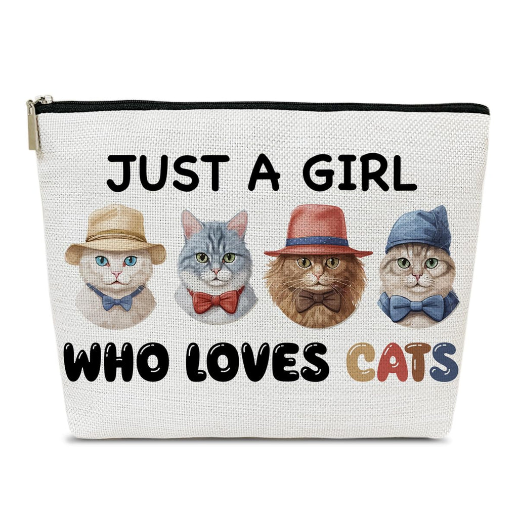 Cat Lover Travel Cosmetic Bag – Cute Gift for Cat Moms