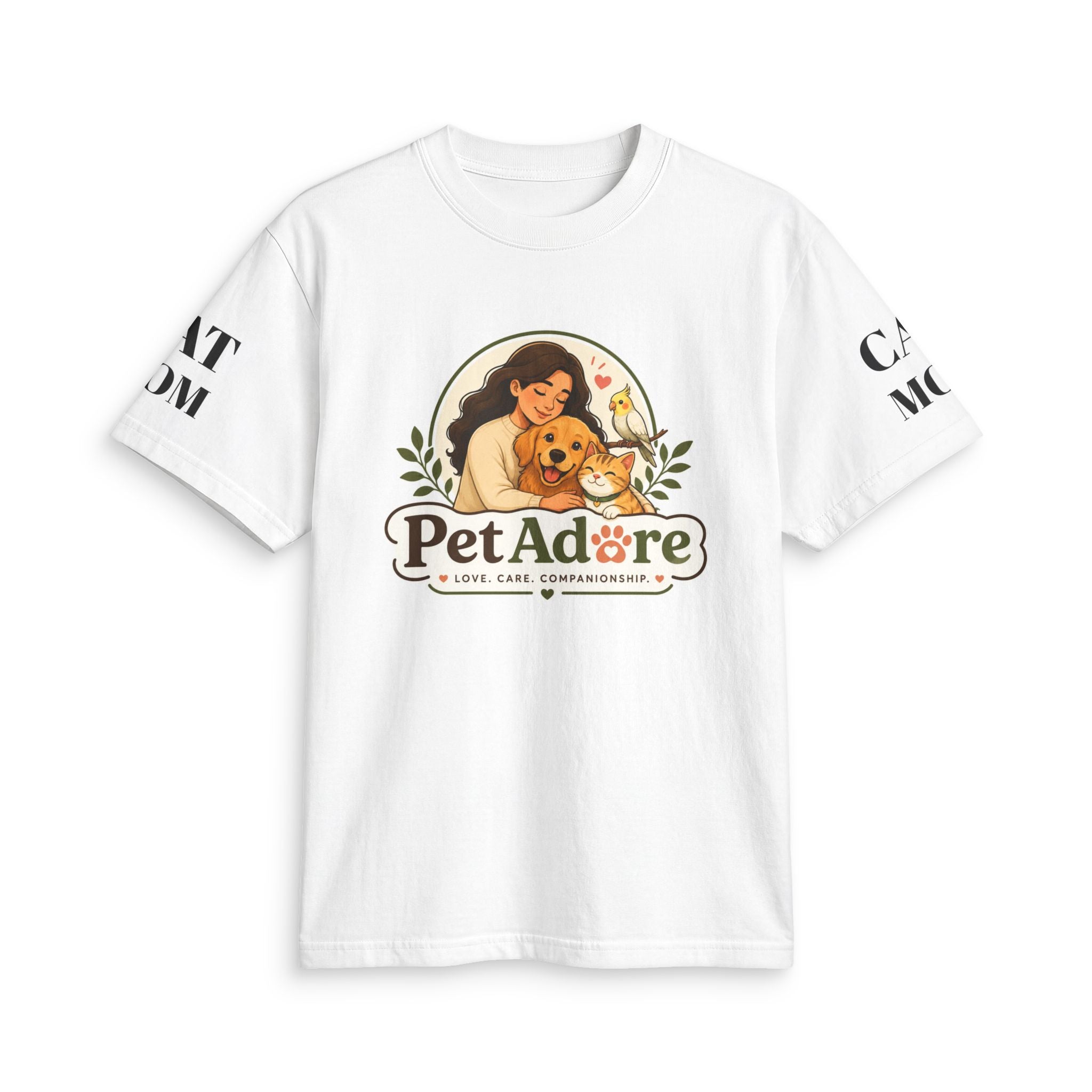 PetAdore Logo T-Shirt - Bird Mom