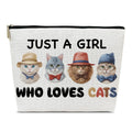 Cat Lover Travel Cosmetic Bag – Cute Gift for Cat Moms