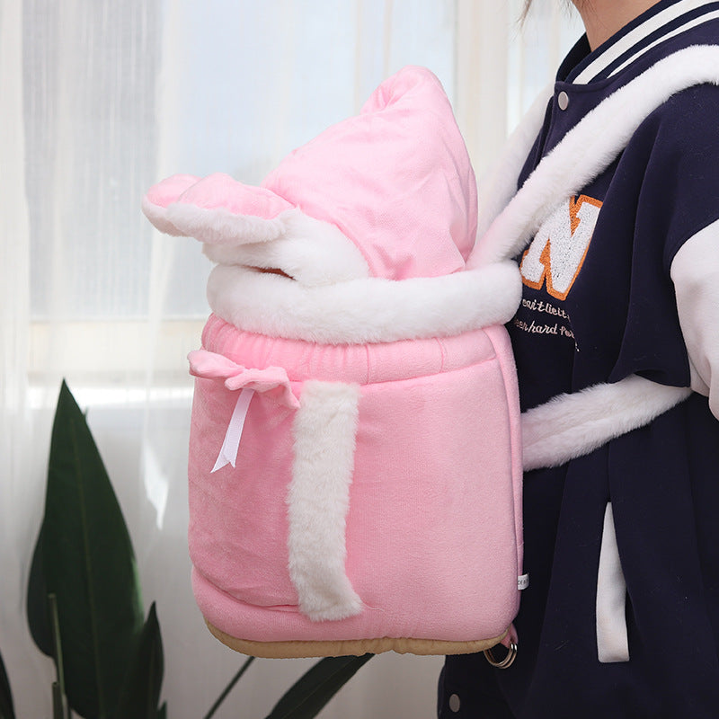 Cute Cat Backpack & Indoor Pet Bed for Cats and Small Dogs